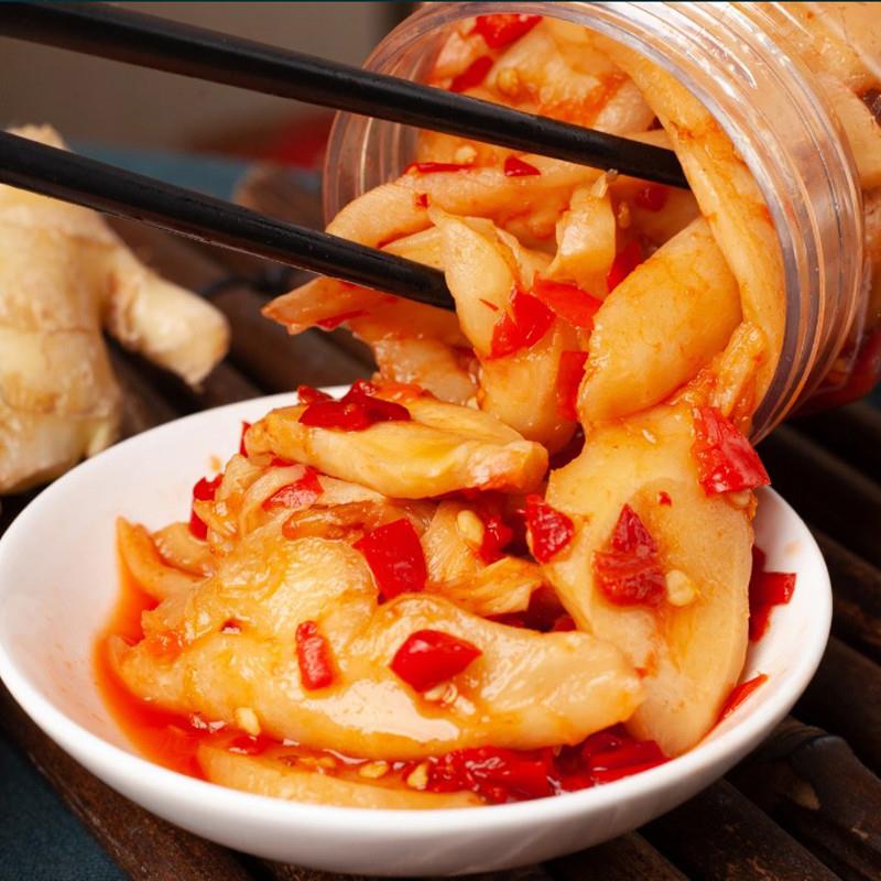 现货剁椒生姜片下饭菜湖南