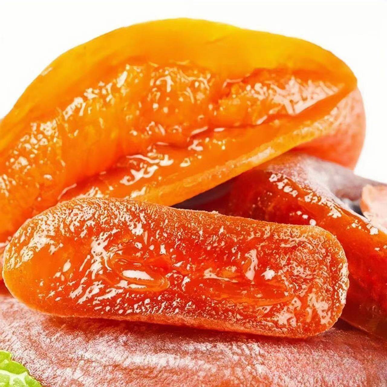 新鲜柿饼独立包装农家自制柿子饼霜降柿干柿子干非富平心流吊柿饼