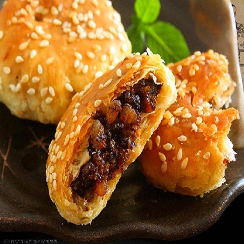 徽城记正宗安徽特产黄山烧饼梅干菜扣肉酥饼早餐零食小吃180g*2袋