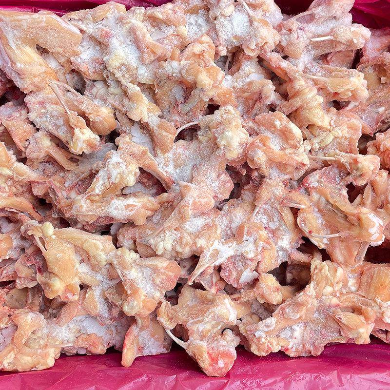 新货太合鸡锁骨商用鸡叉骨冷冻新鲜鸡骨架油炸鸡架子鸡软骨整箱19