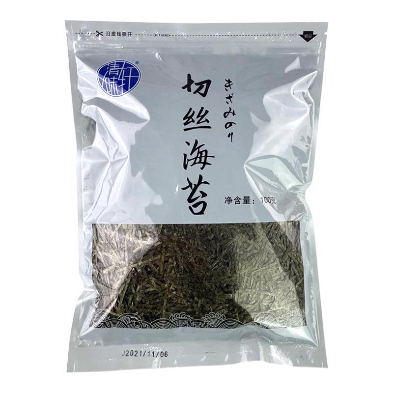 烤海苔丝100g章鱼小丸子材料紫菜海苔切丝儿童寿司拌饭商用大包装