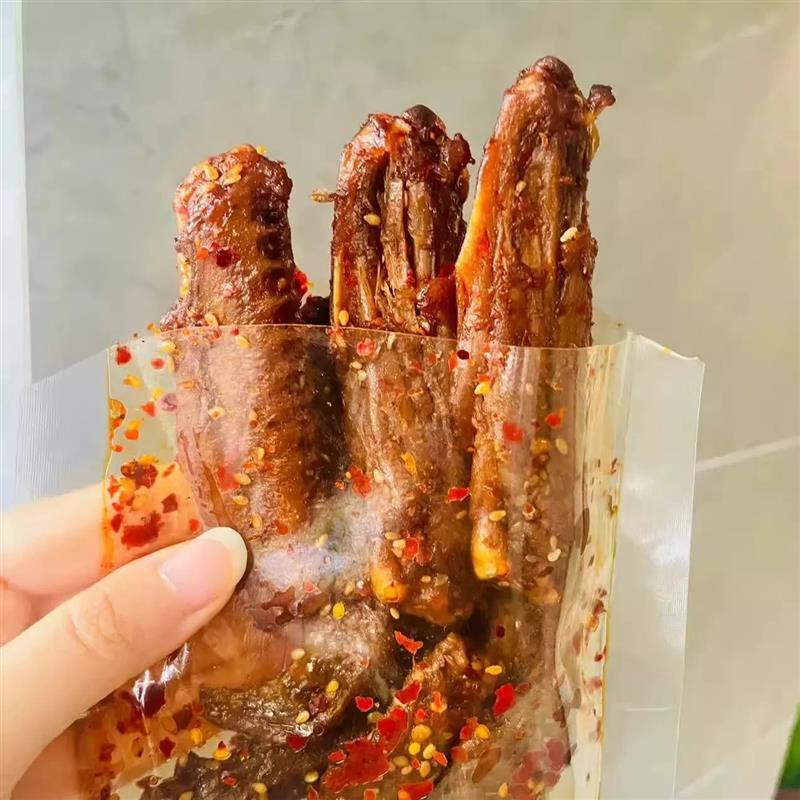 爆辣鸭翅湖南特产酱板鸭货翅尖下酒追剧卤味零食23g