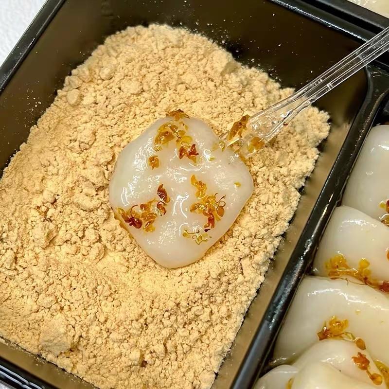 现货桂花沾粉麻糍糯叽叽零
