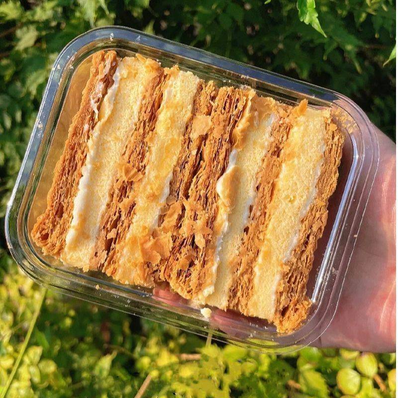 拿破仑蛋糕千层酥奶油蛋糕夹心面包老式手工酥皮糕点心休闲零食品