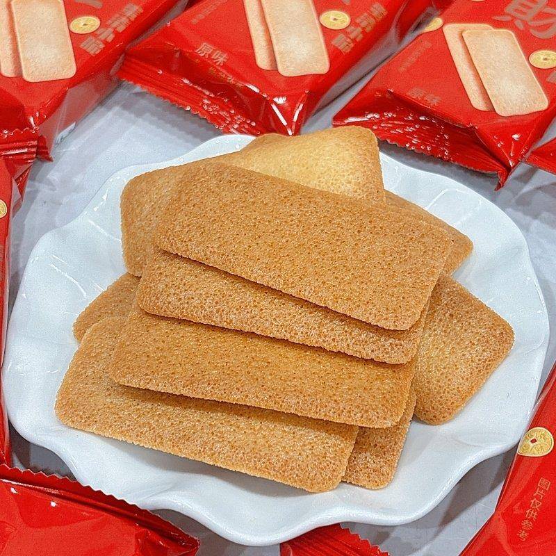 旺麦优选蛋清小脆原味1斤（旺财发）散装称重小包装休闲食品