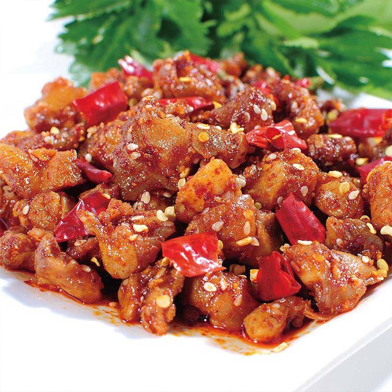新货味有千滋干煸辣子鸡商用半成品新鲜油炸红烧地锅炒鸡麻辣鸡丁