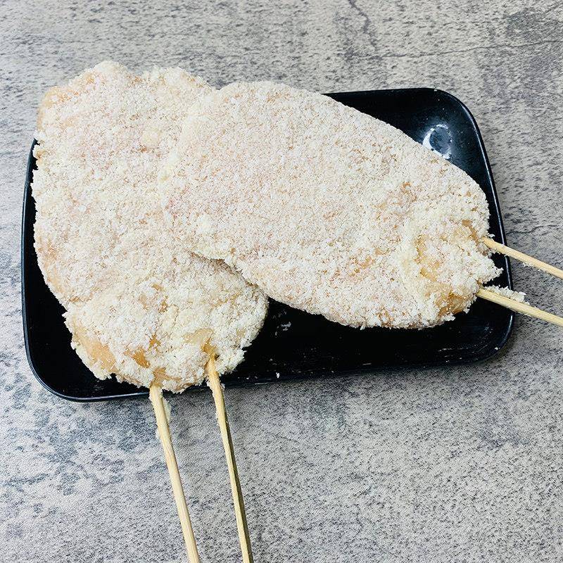 新货双枪鸡排串雪花鸡排裹粉鸡胸排商用油炸半成品鸡扒鸡肉鸡柳整