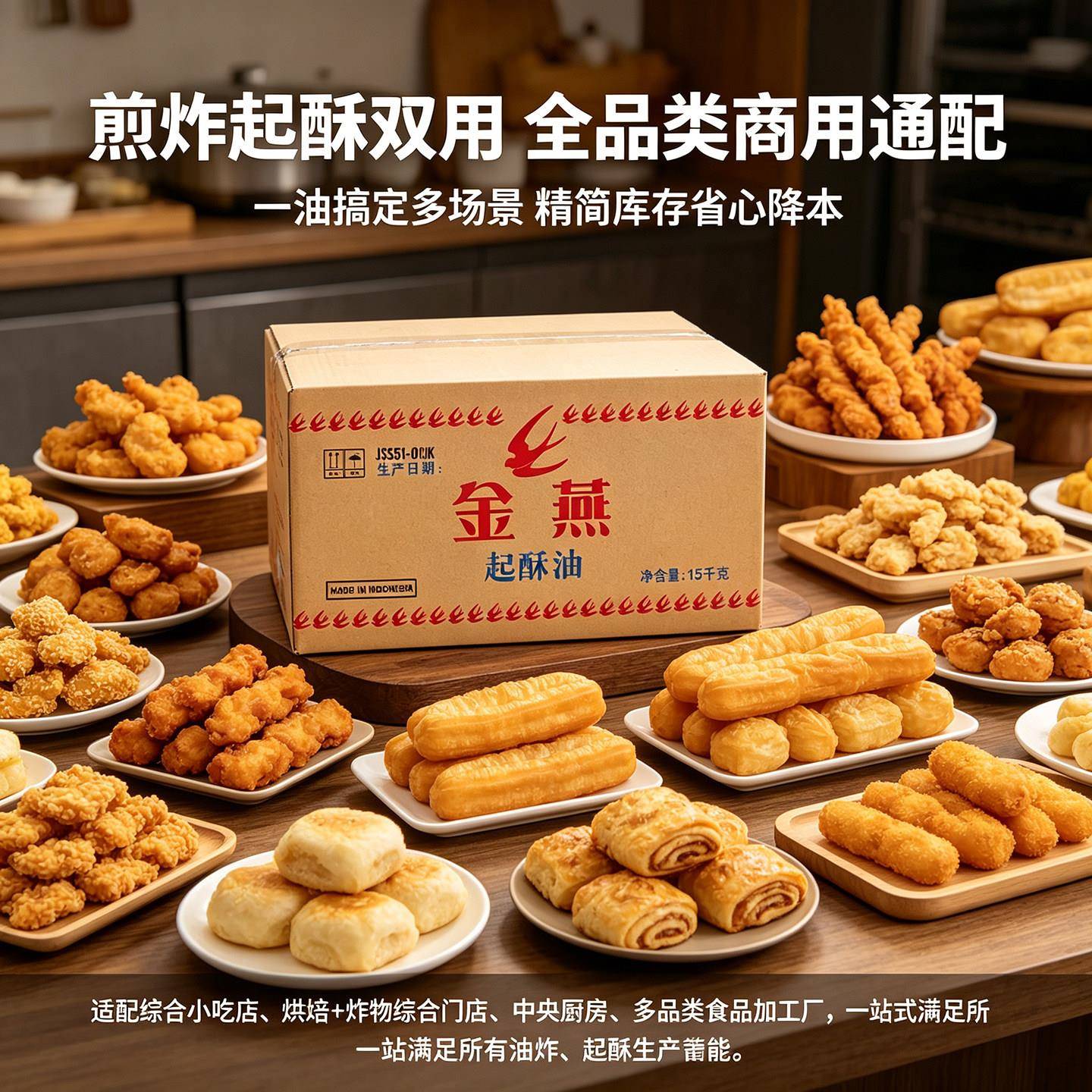 新货金燕起酥油商用15kg油炸专用食品级煎炸油炸串炸鸡排薯条食用
