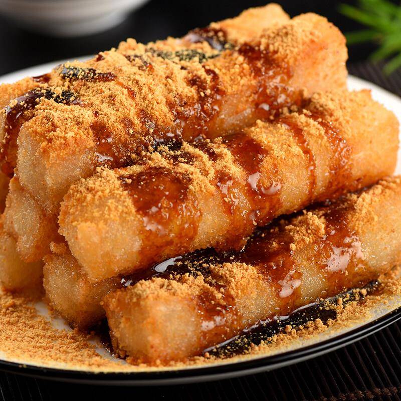 新货安井红糖糍粑商用半成品火锅店油炸即食粑粑糯米手工年糕条整