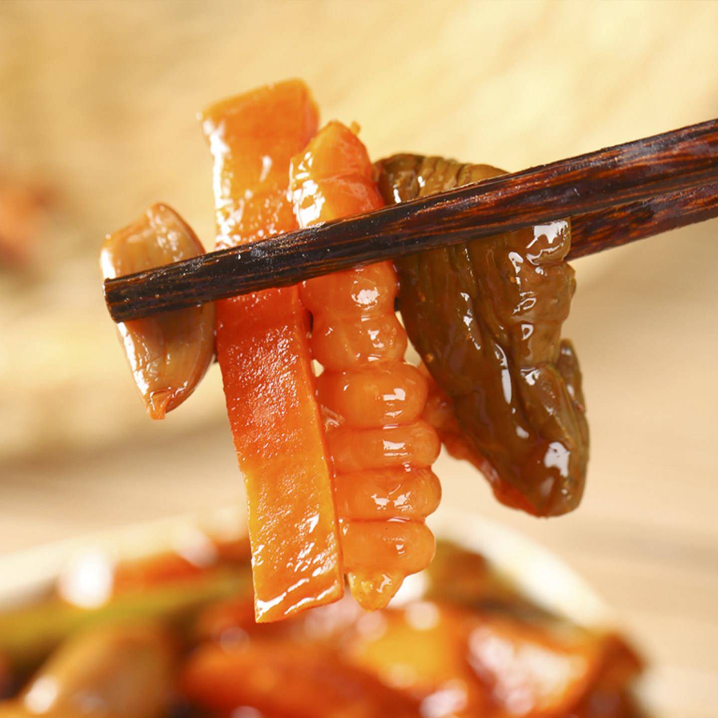 新货八宝酱菜什锦菜开味下饭菜豆角黄瓜萝卜辣椒东北腌制咸菜拌面