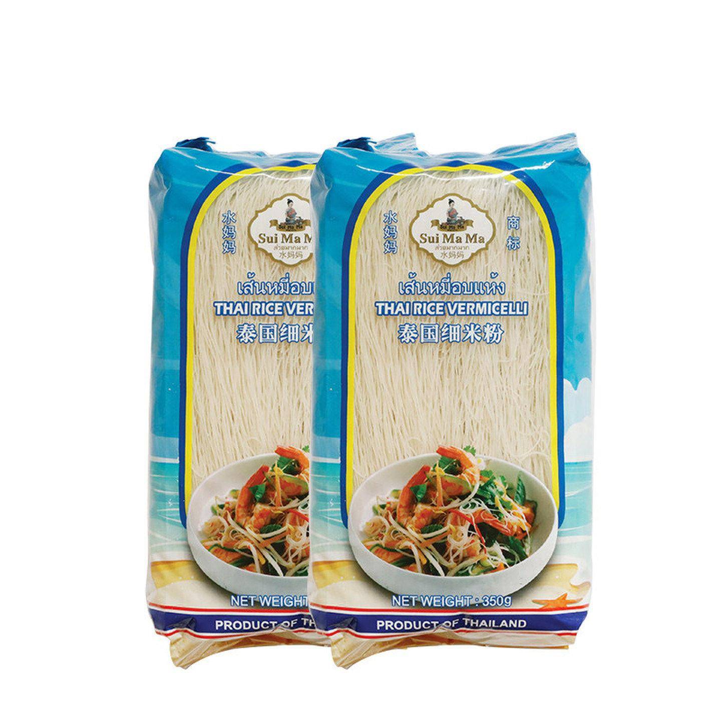水妈妈牌细米粉350g 泰国进口泰式鲜虾仁炒米粉米线粉丝速食干货