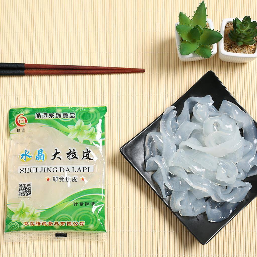 正宗东北大拉皮手工凉拌粉皮凉皮凉粉鲜湿即食水晶土豆粉10袋包邮