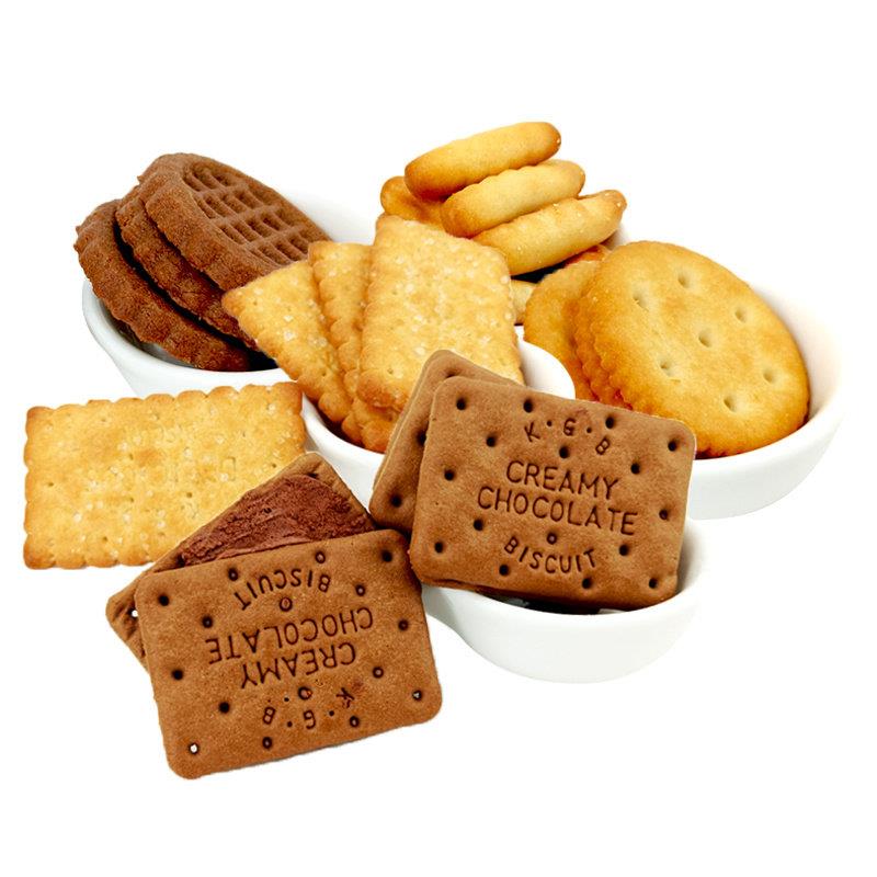 康元夹心饼干椰子奶油曲奇咸味饼干朱古力味含糖散装零食独立小包