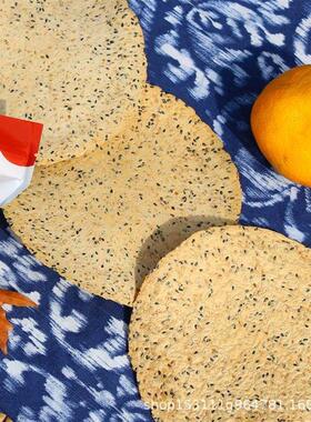 原厂直供河南特产小吃纯手工香酥芝麻焦饼儿童孕妇零食鸡内金焦馍