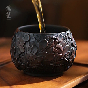 云南紫陶茶杯主人杯茶具单杯陶瓷功夫品茗杯家用茶盏高端茶器杯子