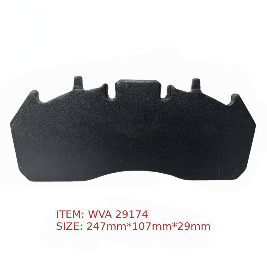 厂家直供现货跨境批发大巴制动系统刹车片WVA29174