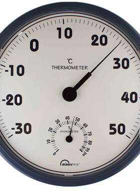 Mingle/明高TH306大表盘室内温湿度计温湿度挂表清晰大屏300MM