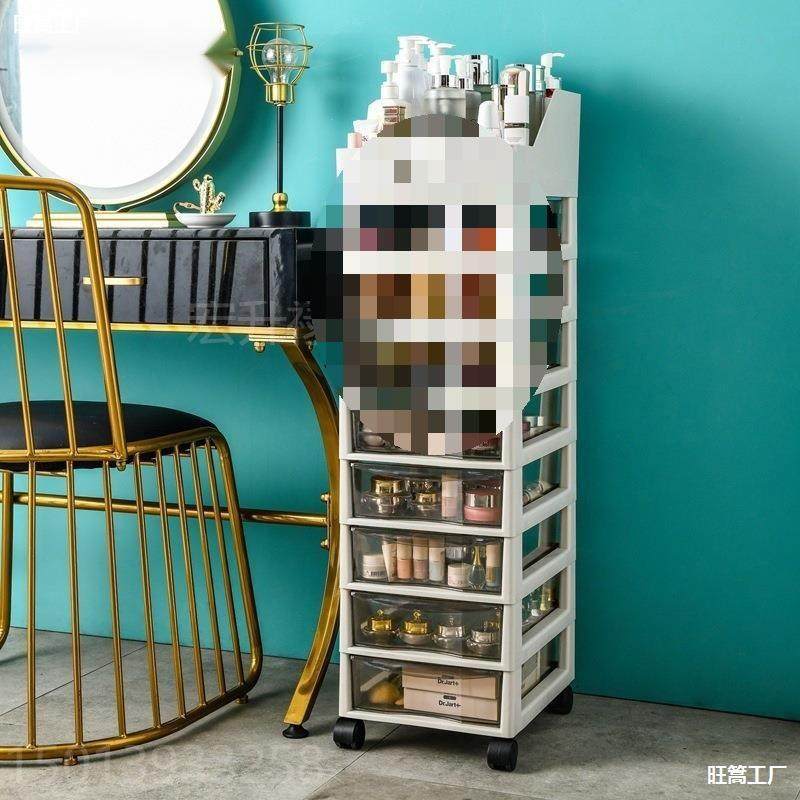 .美甲推车网红工具小推车可移动置物架饰品甲油胶桌面收纳盒日式