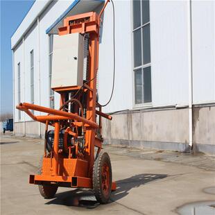 电动水井打井机100-200米生土层380v全自动打井地源热泵钻机