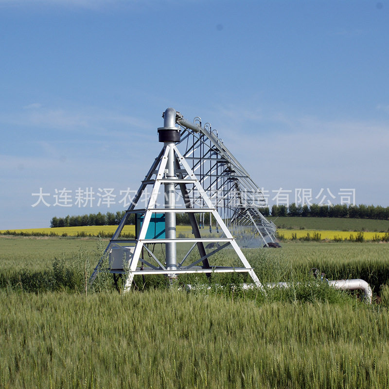 指针式喷灌机 中心支轴圆形喷灌设备 大型农田节水灌溉机