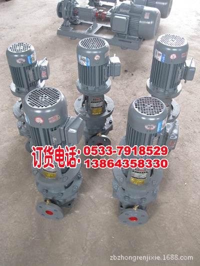 isg50-200不锈钢立式单级离心泵304/316L耐腐蚀管道循环增压水泵