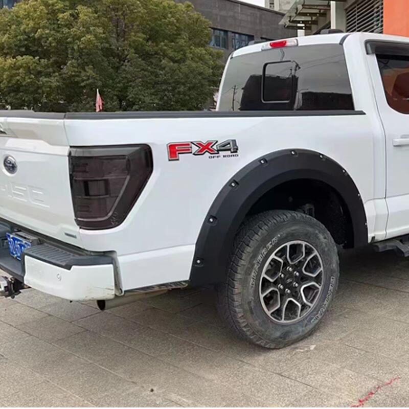适用21-25年福特F150加宽轮额带钉轮弧猛禽F150叶子板轮眉宽体