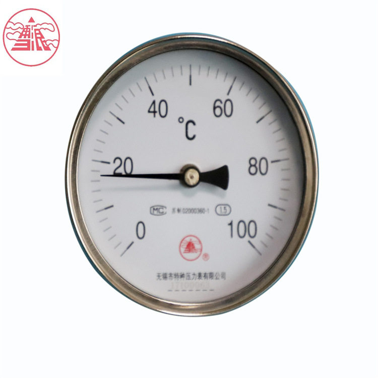 雪浪特种仪表WSS-411/401工业用圆盘指针式不锈钢轴向双金属
