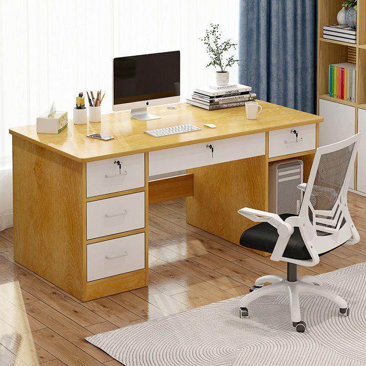 台式办公电脑桌椅套装家用简易工作台多功能书桌写字学习桌子租房