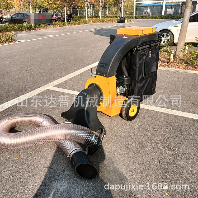 树叶收集器 手推式吸树叶机 自带收集袋树叶收集车