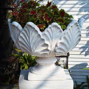 欧式花园罗马柱底座大花盆家居装饰摆件别墅门口展示婚庆路引布置