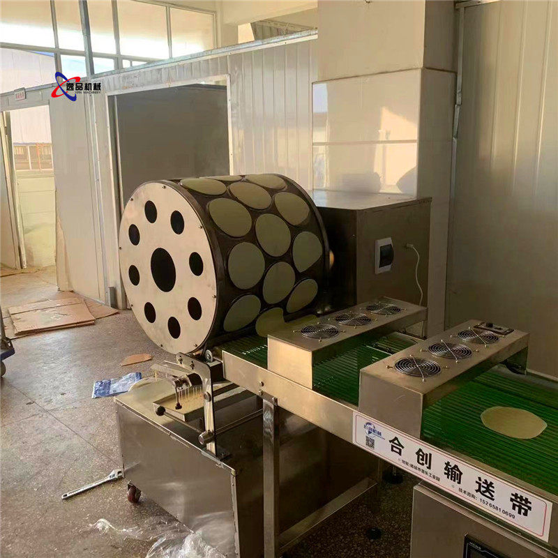 全自动千层蛋皮机生产功能多煎饼机一机多用春卷皮机