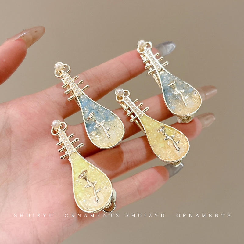 新中式发夹复古发卡侧边边夹