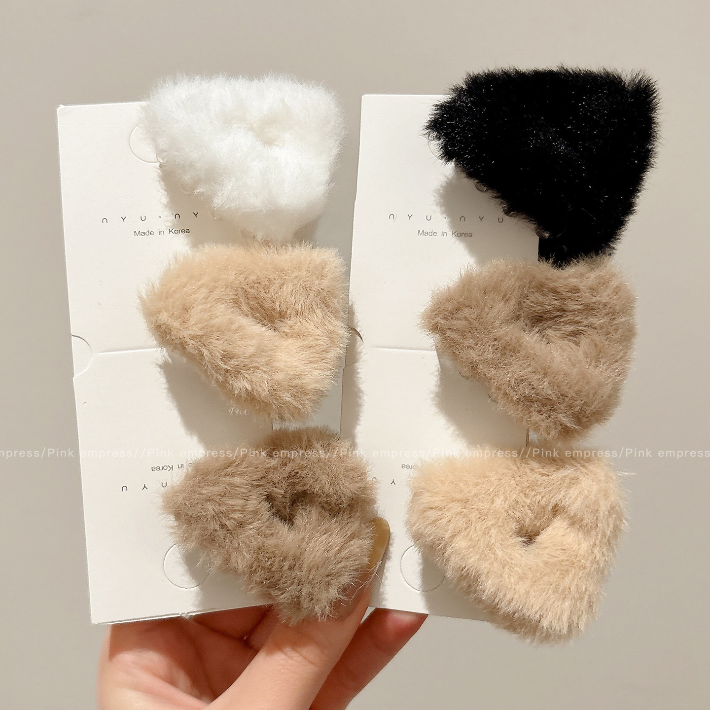 秋冬毛绒猫耳小抓夹女2025新款刘海发夹边夹侧边半扎发卡夹子头饰