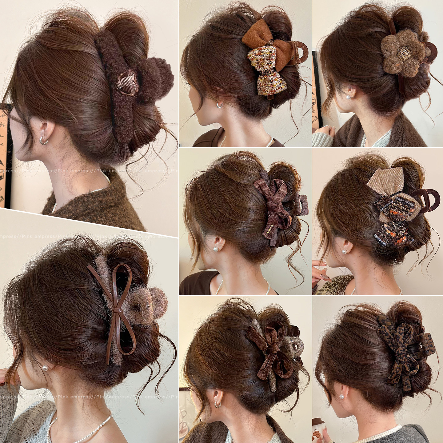 秋冬大号毛绒头发抓夹女高级感发量多发夹后脑勺气质鲨鱼夹子头饰,饰品/流行首饰/时尚饰品新,发饰,淘宝优惠券,粉丝福利购,淘宝优惠卷