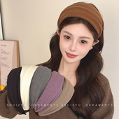 宽边发箍2026新款 高颅顶压发发捆头箍高级感洋气时尚 发卡头饰2026