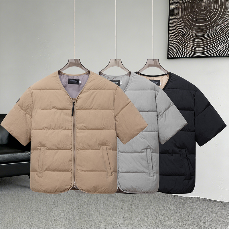 2025新款情侣棉服保暖半袖马甲