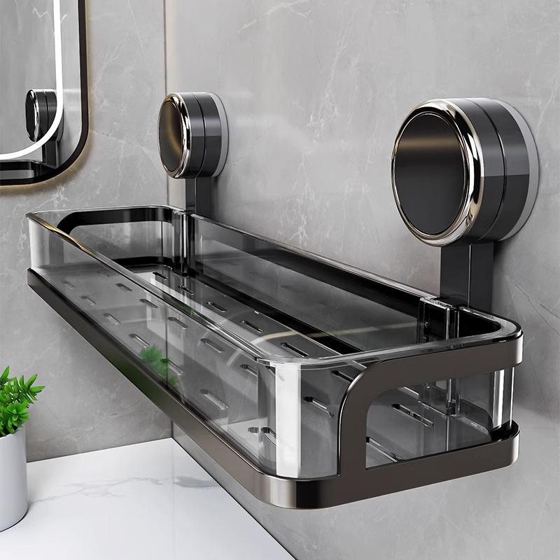 吸盘浴室置物架免打孔卫生间壁挂式可拆卸收纳架洗漱台墙上挂架