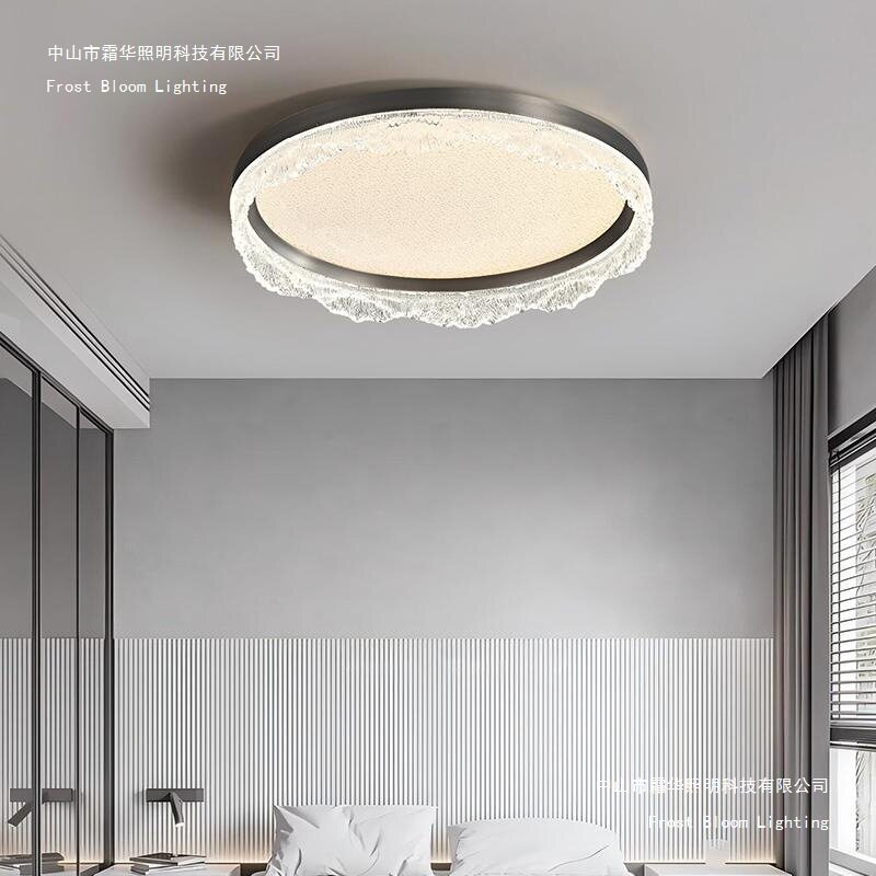 高端意式极简卧室吸顶灯轻奢全光谱护眼书房主卧室家用温馨婚房灯