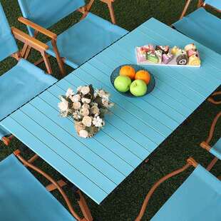 可折叠露营桌椅套装野餐烧烤桌椅便携式克米特椅可升降蛋卷桌直销