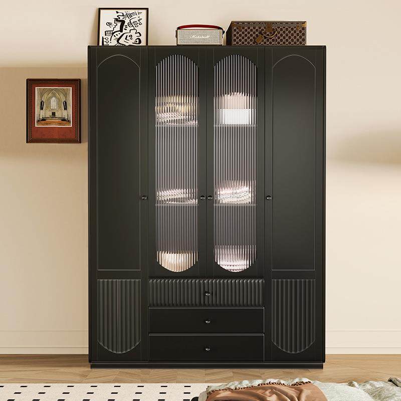 复古衣柜出租房用三门衣柜收纳抽屉衣柜经济型简易小户型实木衣柜,影音电器,更多影音配件,淘宝优惠券,粉丝福利购,淘宝优惠卷