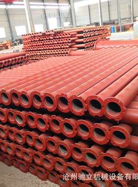 现货销售红色喷漆水泵管3寸深井泵管潜水泵深井管农田灌溉专用管