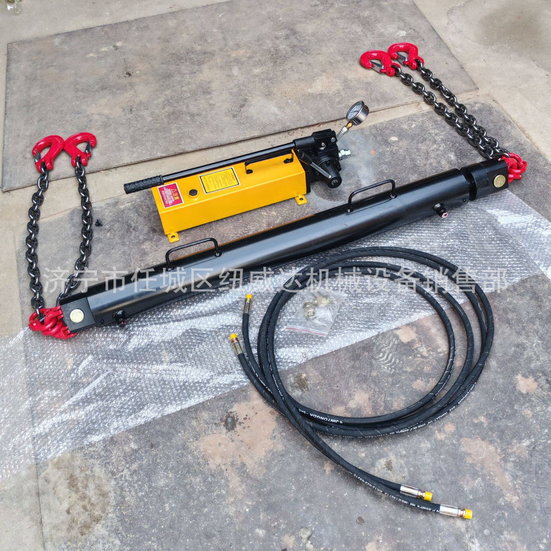 刮板机油压紧链器纽威达运输机圆环链紧链机具20T液压紧链器