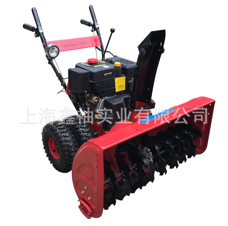 捍绿四冲程手推滚刷扫雪机L1152HXD-E-1(15HP)道路清雪机除雪机