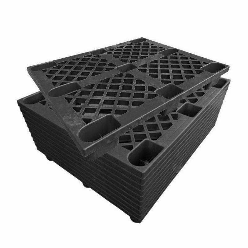 防静电塑料托盘电子厂塑胶卡板抗静电周转托盘导电叉车栈板地台板