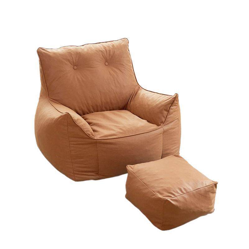 懒人沙发单人榻榻米小户型阳台椅子卧室客厅家用高背休闲躺椅豆袋