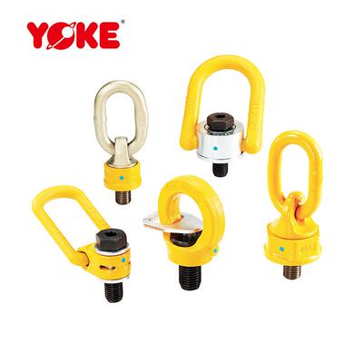 YOKE万向旋转吊环VWBG眼型吊环VRS起重吊环螺钉旋转吊点侧拉吊环