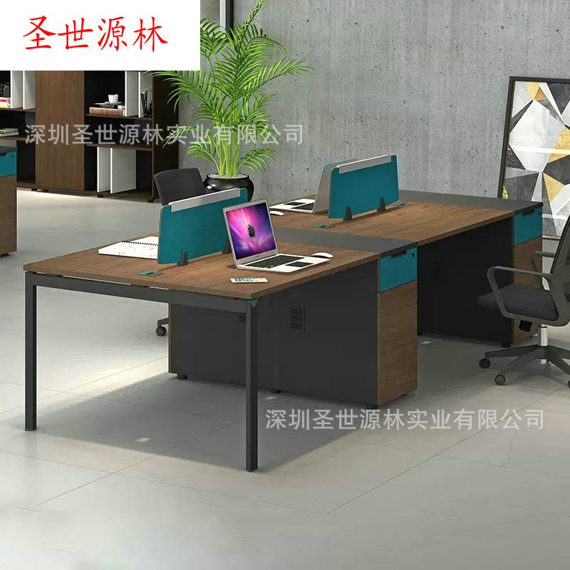 直销办公桌2人位简约现代家具热销新款四人6人职员桌4人位