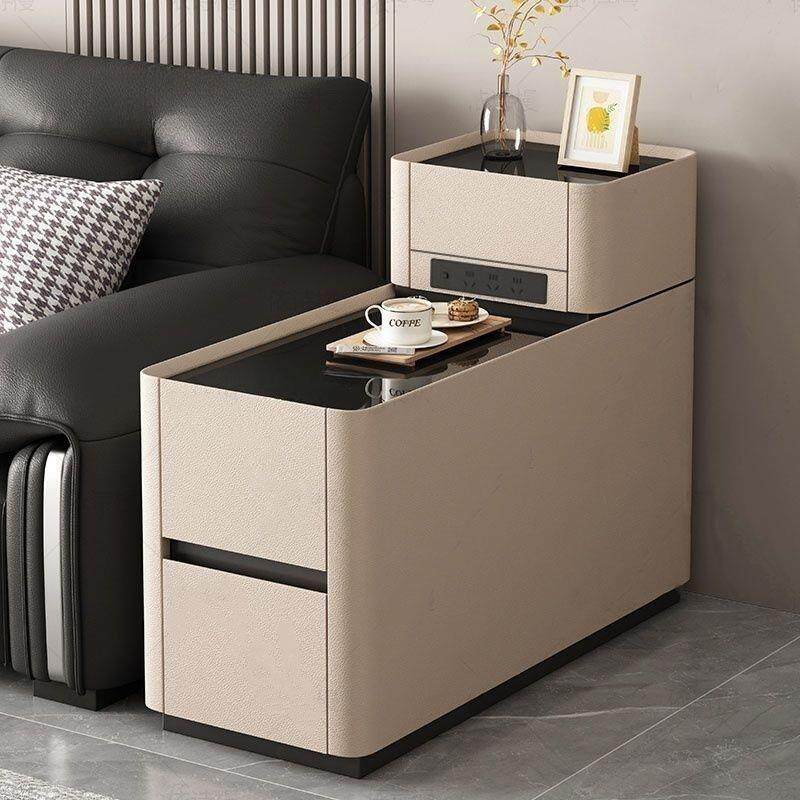 智能沙发边柜小户型客厅现代简约多功能侧边几柜隔断扶手柜收纳柜