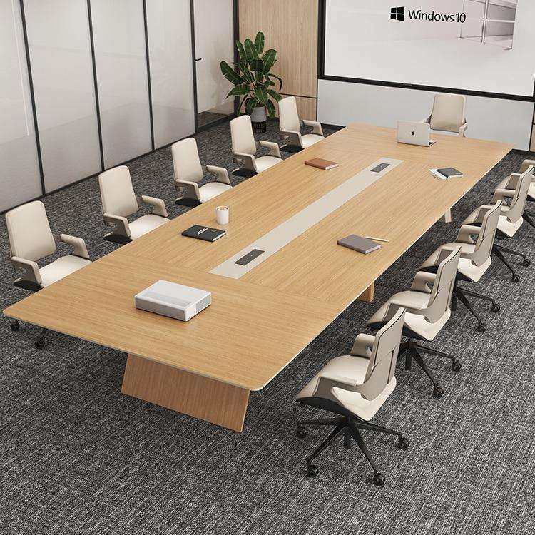 环迪大型会议桌长桌椅组合简约现代长方形办公室家具长条桌开会桌
