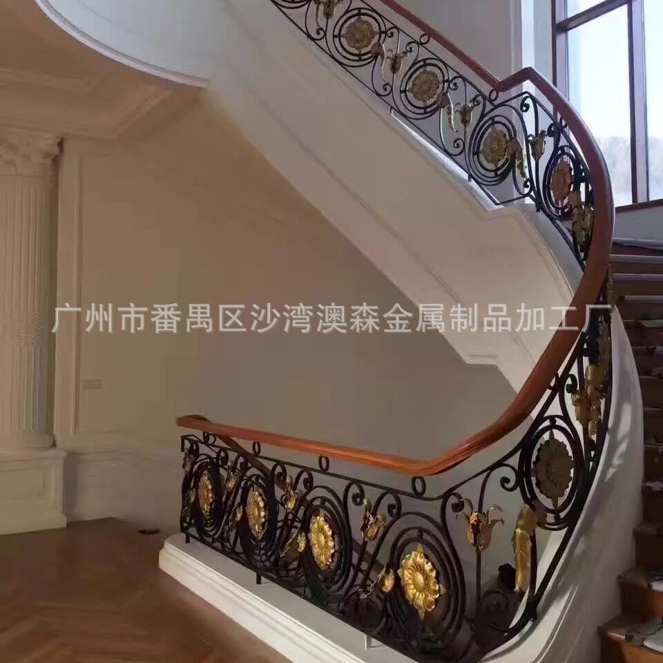广州番禺厂家直销室内楼梯扶手栏杆阳台栏杆窗台扶手栏杆铁花栏杆